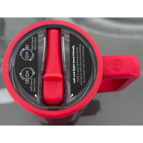 HydroJug 20oz Traveler, RED SHINE - Picture 4 of 5